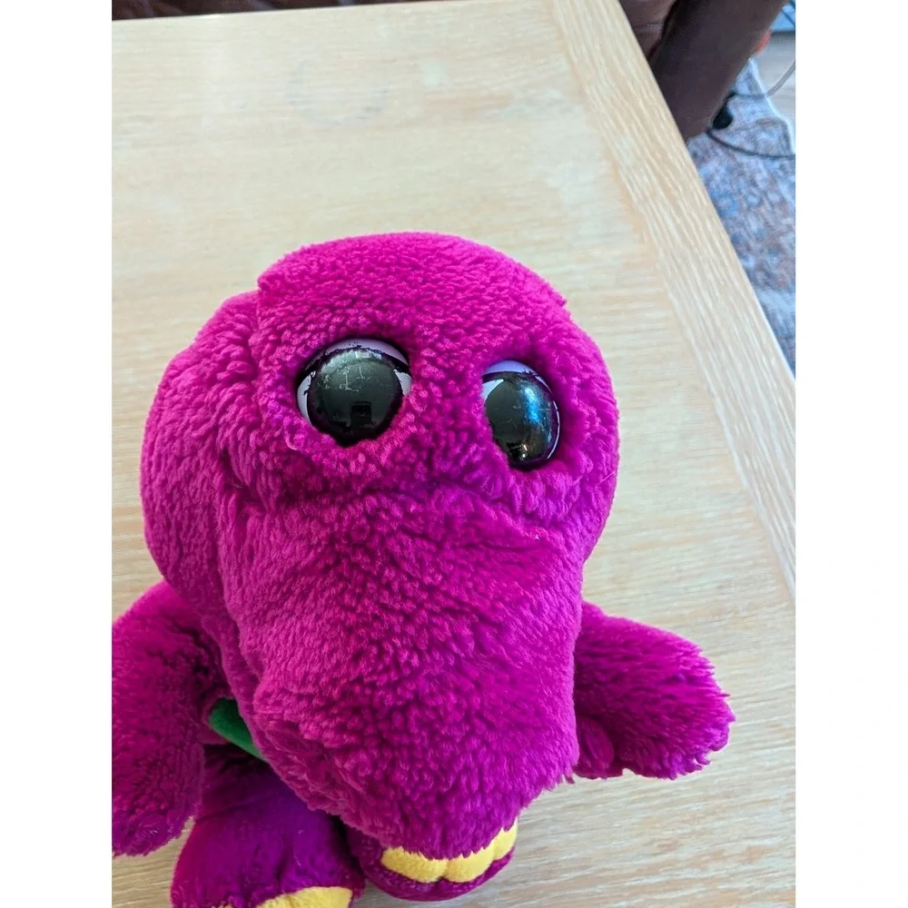 90s Vintage Original Barney Stuffed Plush Lyons Backyard Gang Dinosaur T-Rex Toy
